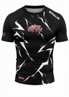 ADCC Lightning Rash Guard Short Sleeve - Black (Adult)