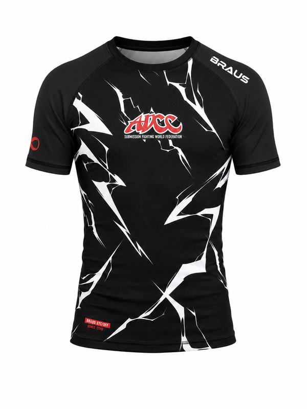 ADCC Lightning Rash Guard Short Sleeve Kids
