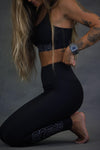 Energy High Rise Full Length Compression Pants Black