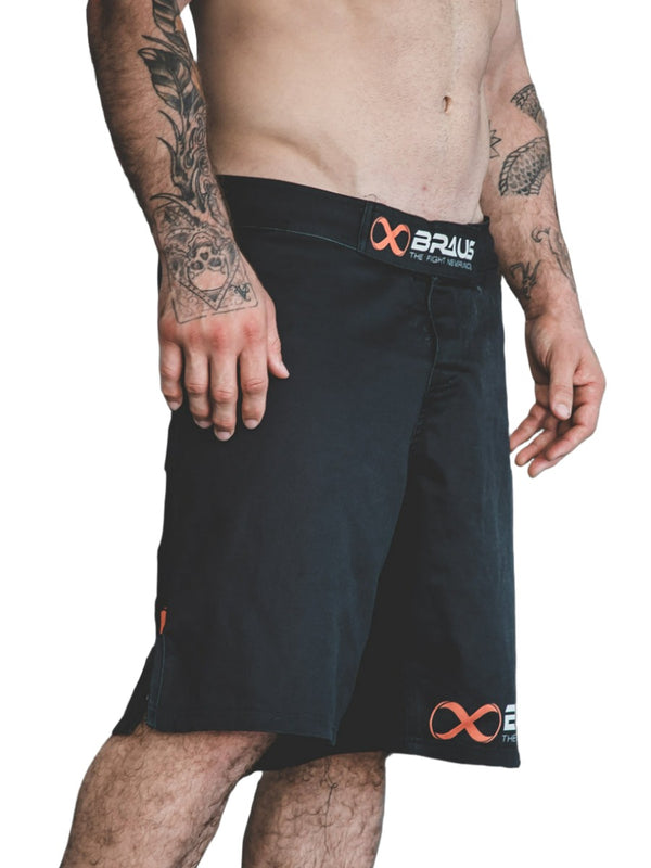 Braus Fight No Gi Fight Shorts Black
