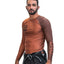 DNA No Gi Rash Guard Long Sleeve Brown