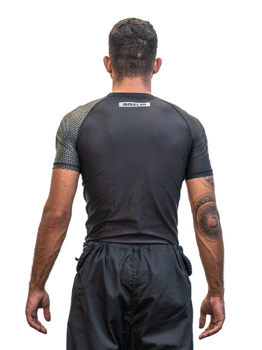 DNA No Gi Rash Guard Short Sleeve Black