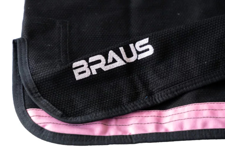 Braus Fight Just B Pink Element Womens Gi Black