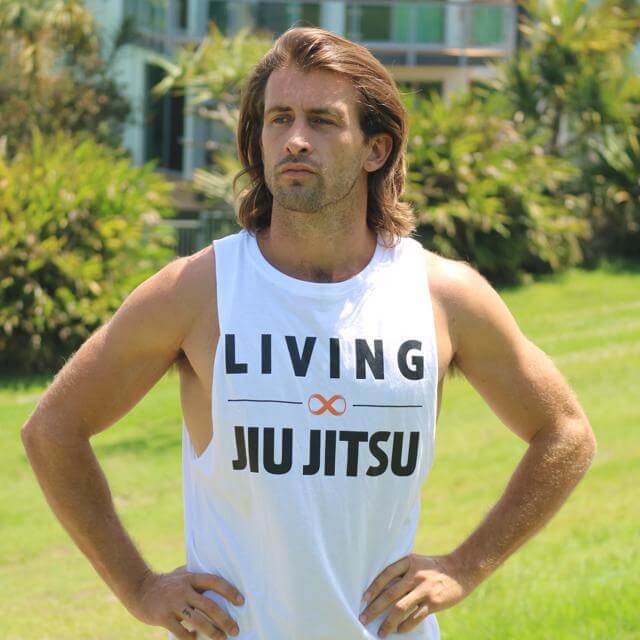 Braus Living Jiu Jitsu Tank White