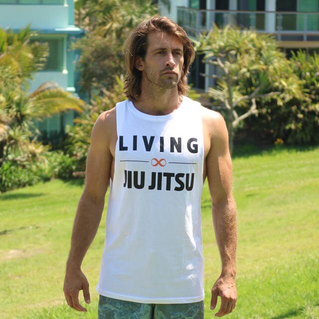 Braus Living Jiu Jitsu Tank White