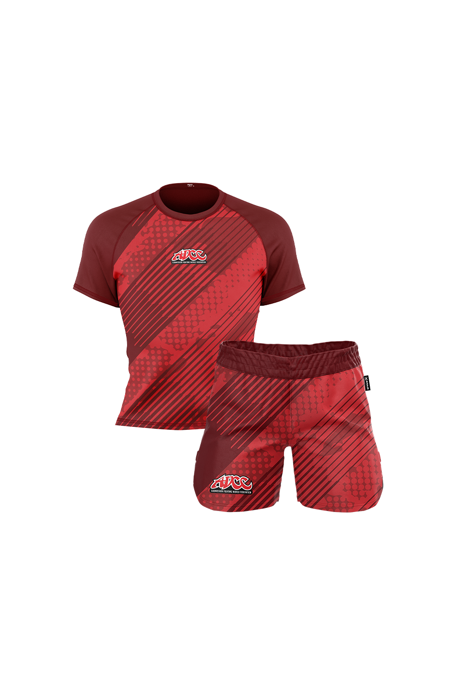 ADCC Kids Red No Gi Set + Free Sticker