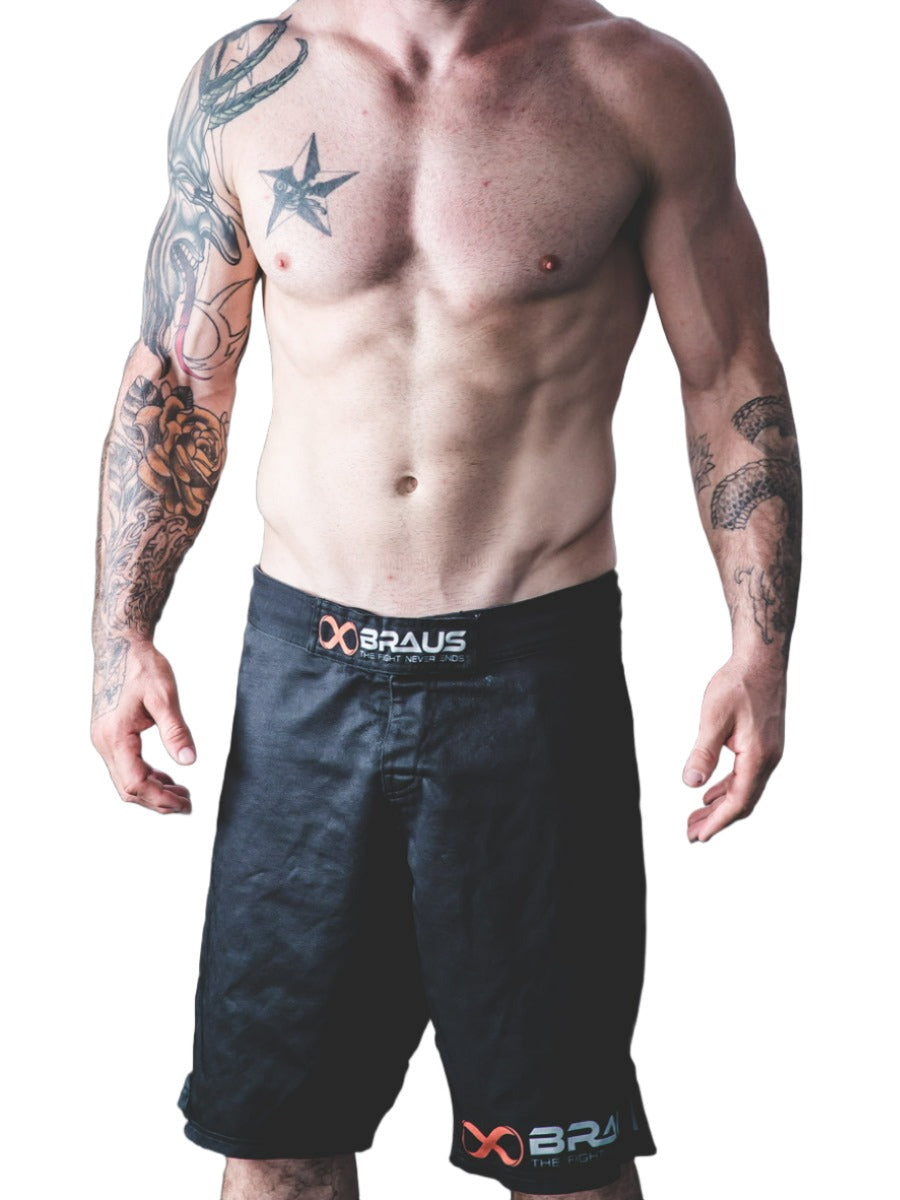 Braus Fight No Gi Fight Shorts Black