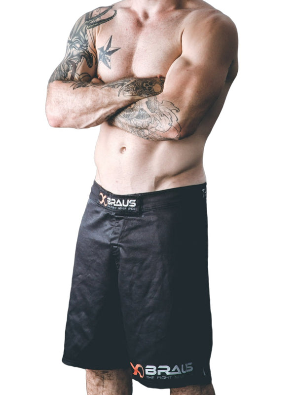 Braus Fight No Gi Fight Shorts Black