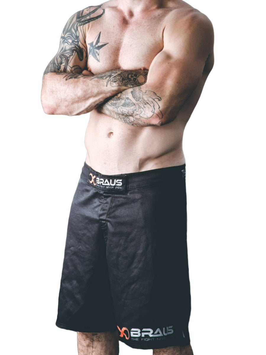 Braus Fight No Gi Fight Shorts Black