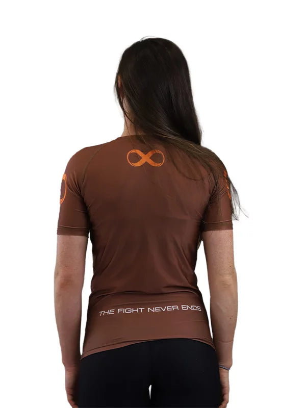 Ranked Women's No Gi Rash Guard Short Sleeve