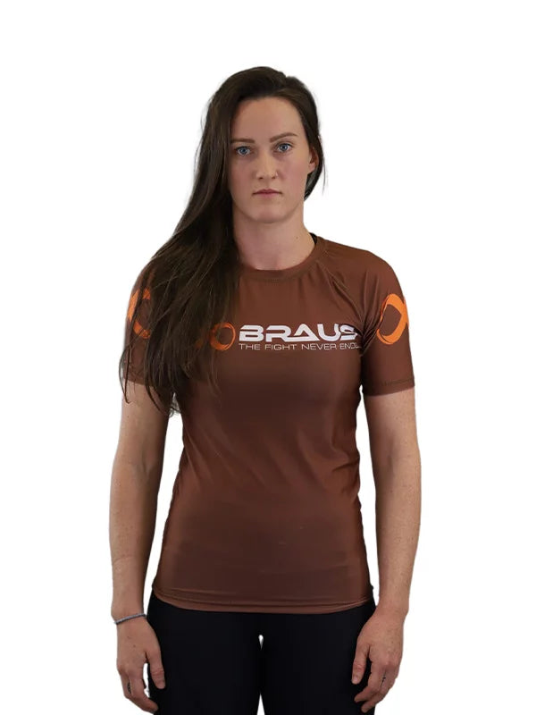 Ranked Women's No Gi Rash Guard Short Sleeve