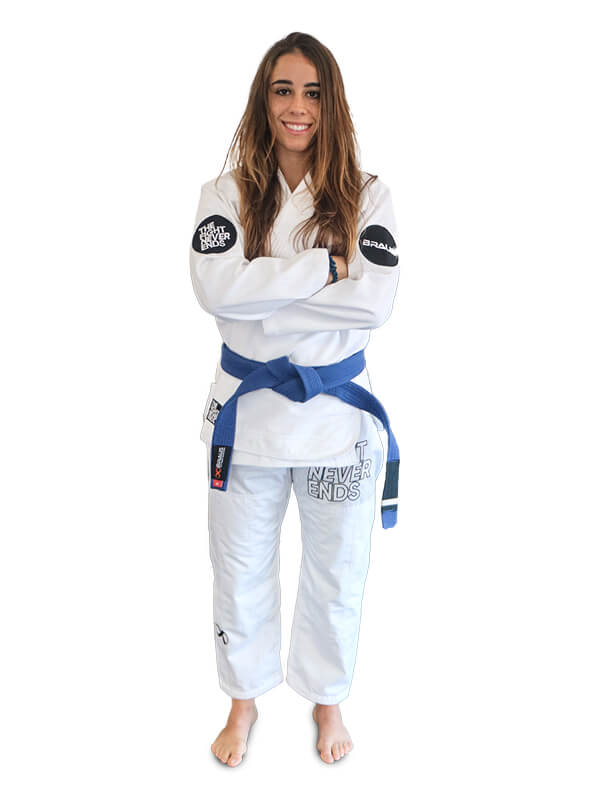 The Fight Never Ends Women's BJJ Gi