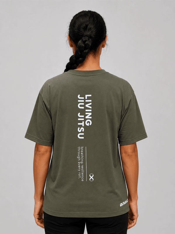 Living Jiu-Jitsu Resilience T-Shirt Women's Green