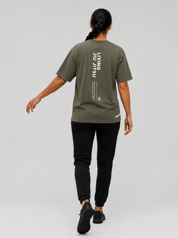 Living Jiu-Jitsu Resilience T-Shirt Women's Green