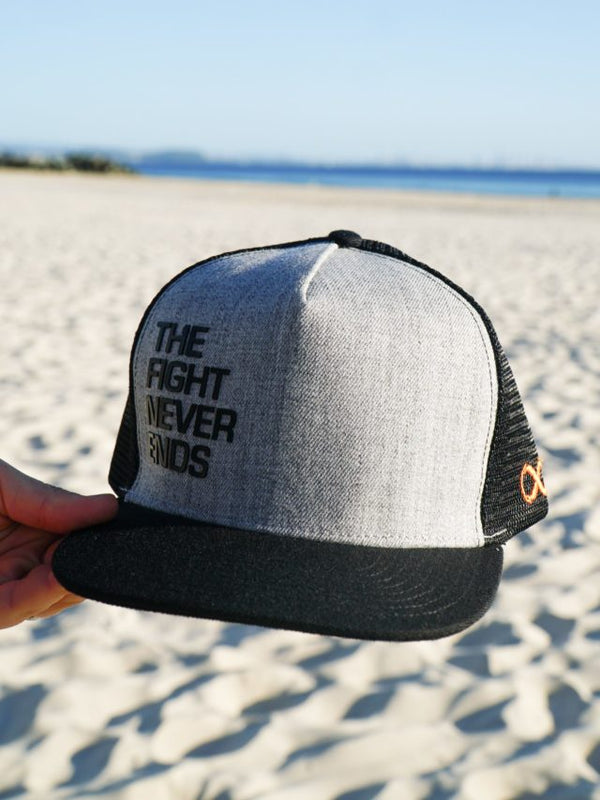 The Fight Never Ends Women's Snapback Trucker Hat