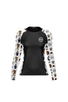 Chill and Jiu Women's No Gi Rash Guard Long Sleeve