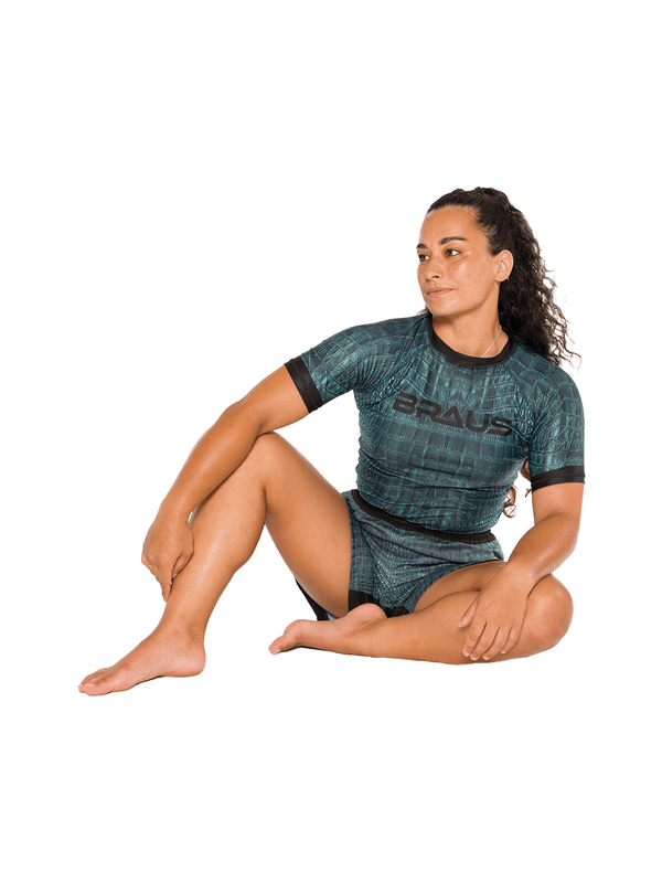 Crocodile Women's No Gi Rash Guard Short Sleeve