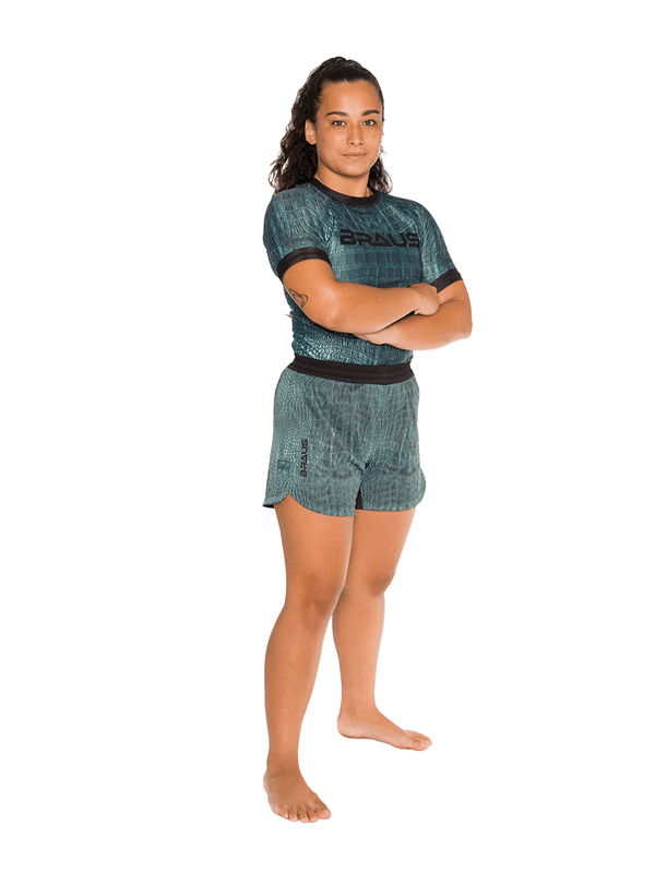 Crocodile Women's No Gi Rash Guard Short Sleeve
