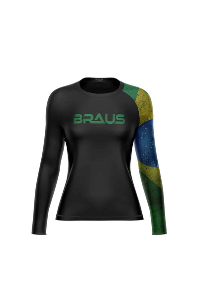 Flags Women's No Gi Rash Guard Long Sleeve