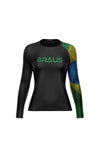 Flags Women's No Gi Rash Guard Long Sleeve