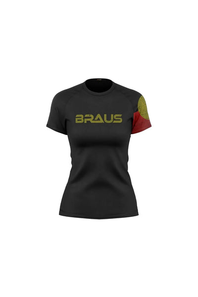 Flags Women's No Gi Rash Guard Short Sleeve