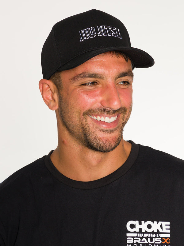 Jiu Jitsu Black A-Frame Hat