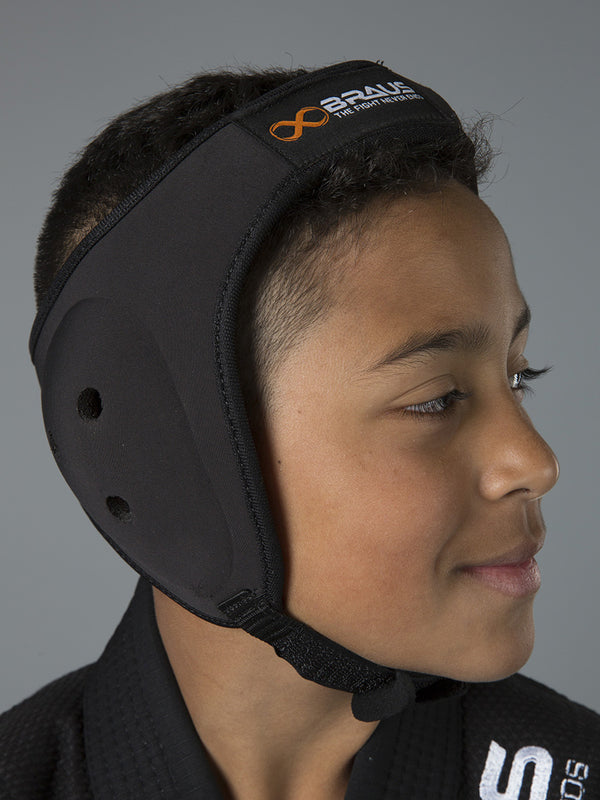 Kids Ear Guards - Head Gear Bjj | BRAUS Black