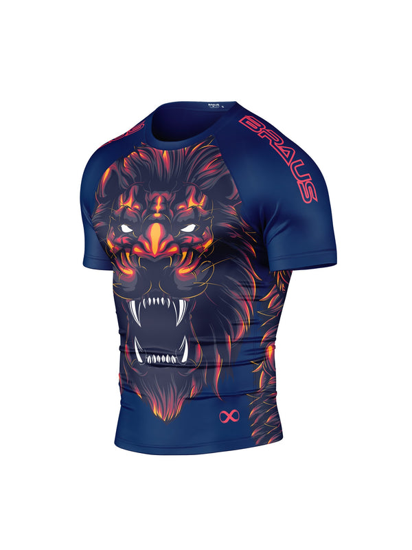 Lion No Gi Rash Guard Short Sleeve