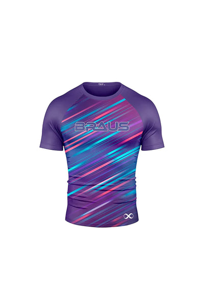 Neon Strike No Gi Rash Guard Short Sleeve