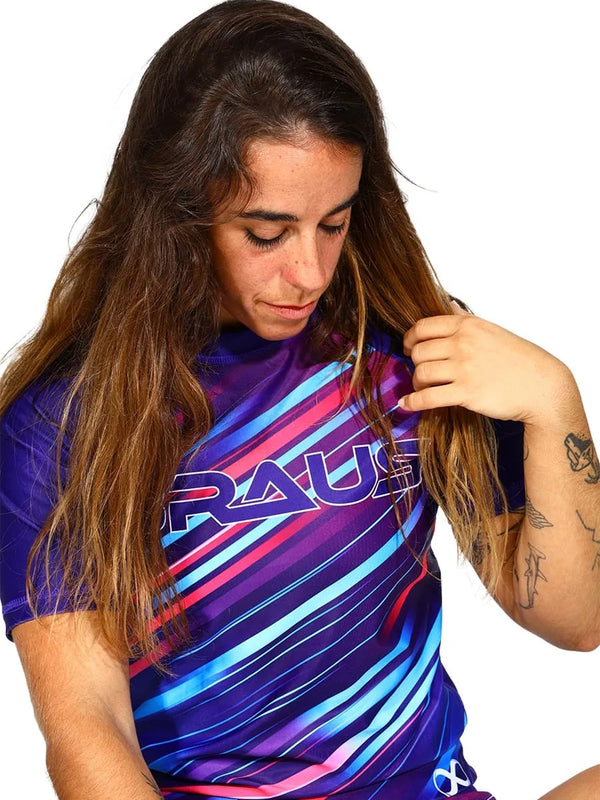 Neon Strike Women's No Gi Rash Guard Short Sleeve