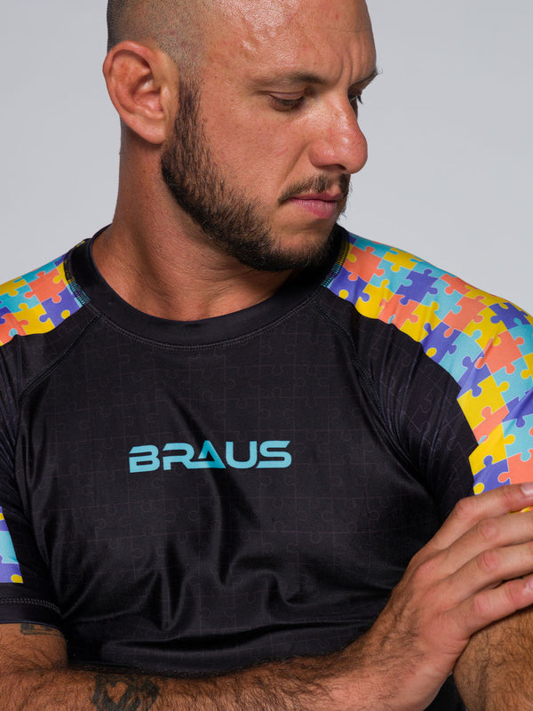 Puzzle No Gi Rash Guard Short Sleeve