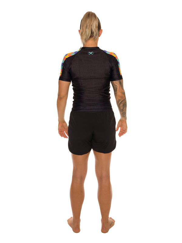 Puzzle Women's No Gi Rash Guard Short Sleeve