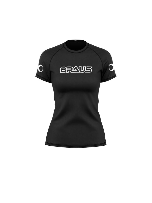 Ranked Boost Women's No Gi Rash Guard Short Sleeve