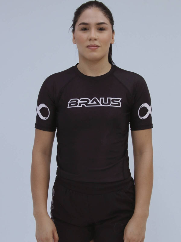 Ranked Boost Women's No Gi Rash Guard Short Sleeve