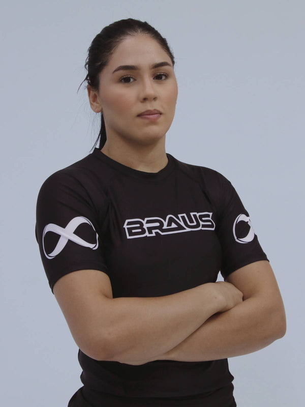Ranked Boost Women's No Gi Rash Guard Short Sleeve