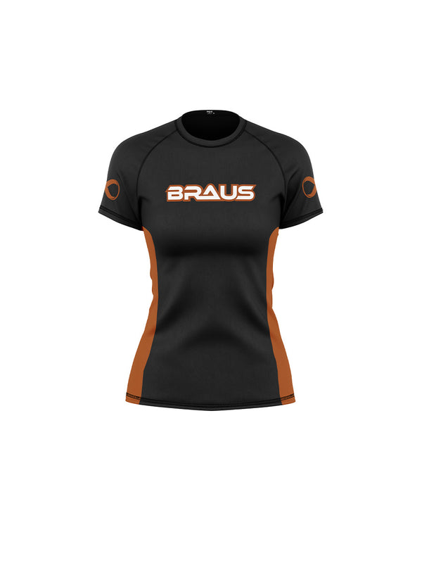 Ranked Boost Women's No Gi Rash Guard Short Sleeve