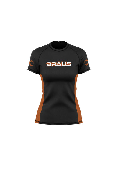 Ranked Boost Women's No Gi Rash Guard Short Sleeve