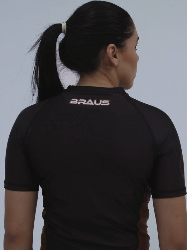 Ranked Boost Women's No Gi Rash Guard Short Sleeve