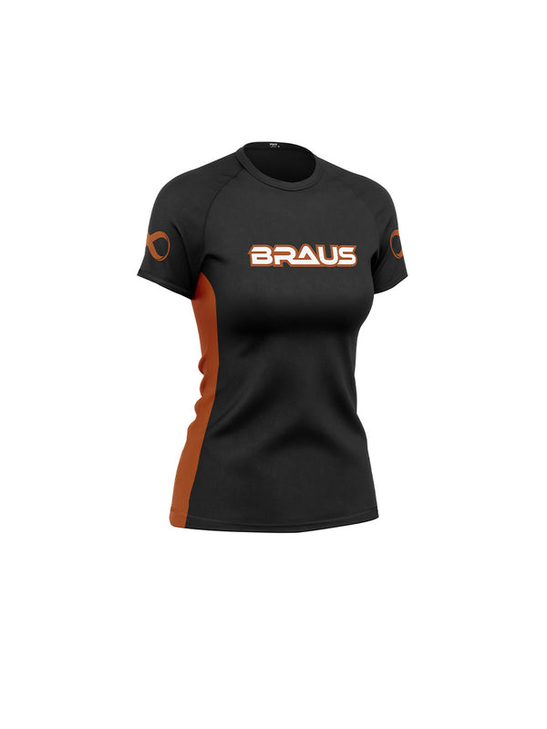 Ranked Boost Women's No Gi Rash Guard Short Sleeve
