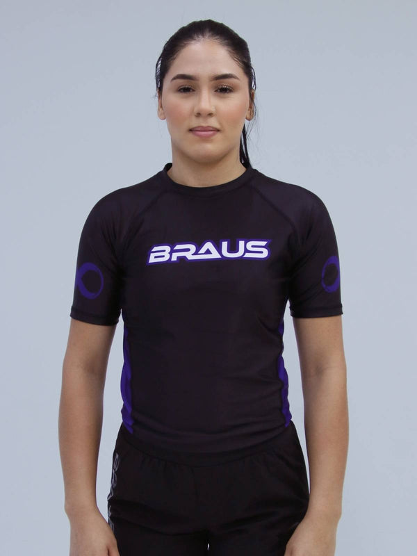 Ranked Boost Women's No Gi Rash Guard Short Sleeve