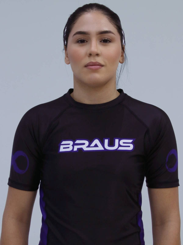 Ranked Boost Women's No Gi Rash Guard Short Sleeve