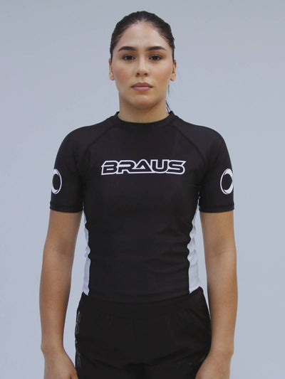 Ranked Boost Women's No Gi Rash Guard Short Sleeve