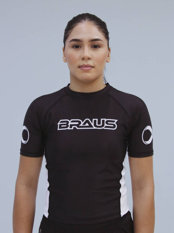 Ranked Boost Women's No Gi Rash Guard Short Sleeve