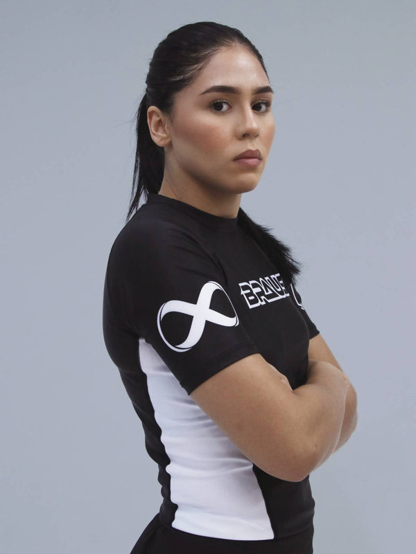 Ranked Boost Women's No Gi Rash Guard Short Sleeve