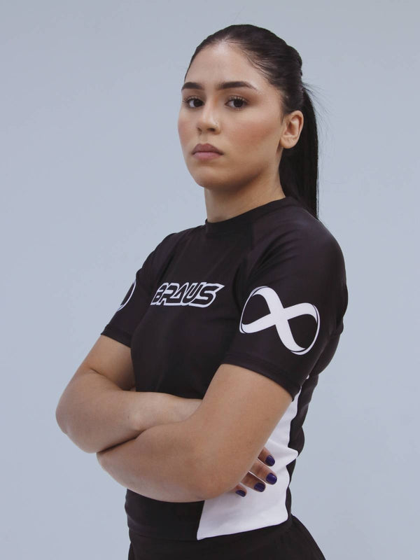 Ranked Boost Women's No Gi Rash Guard Short Sleeve