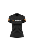 Ranked Women's No Gi Rash Guard Short Sleeve Black