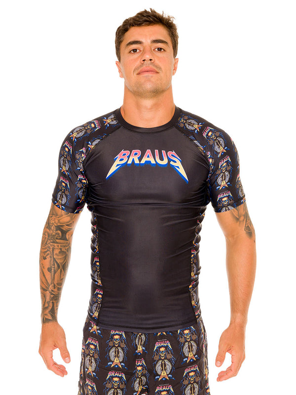 Rock and Roll No Gi Rash Guard Short Sleeve