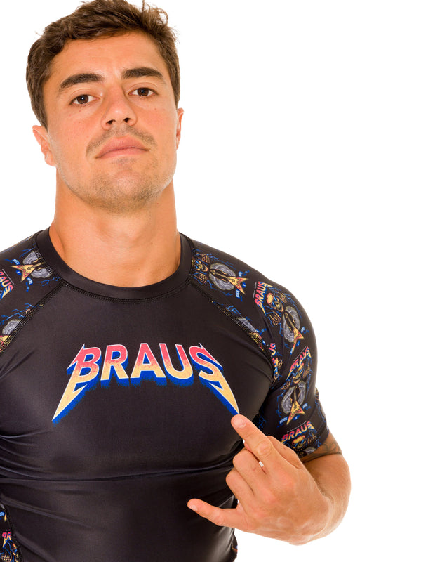 Rock and Roll No Gi Rash Guard Short Sleeve
