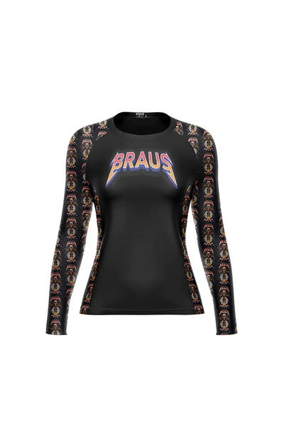 Rock and Roll Women's No Gi Rash Guard Long Sleeve