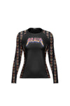 Rock and Roll Women's No Gi Rash Guard Long Sleeve